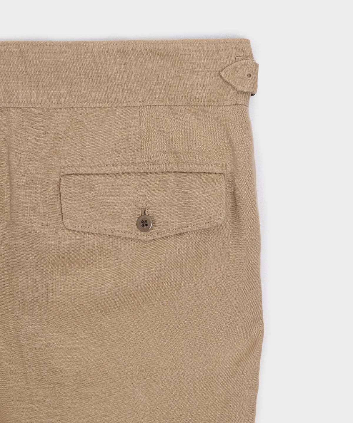 Linen Gurkha Trouser - Beige