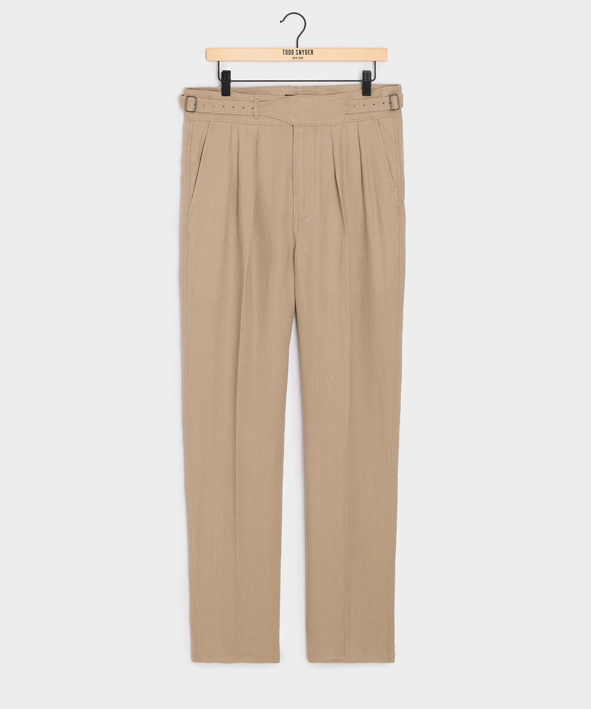 Linen Gurkha Trouser - Beige