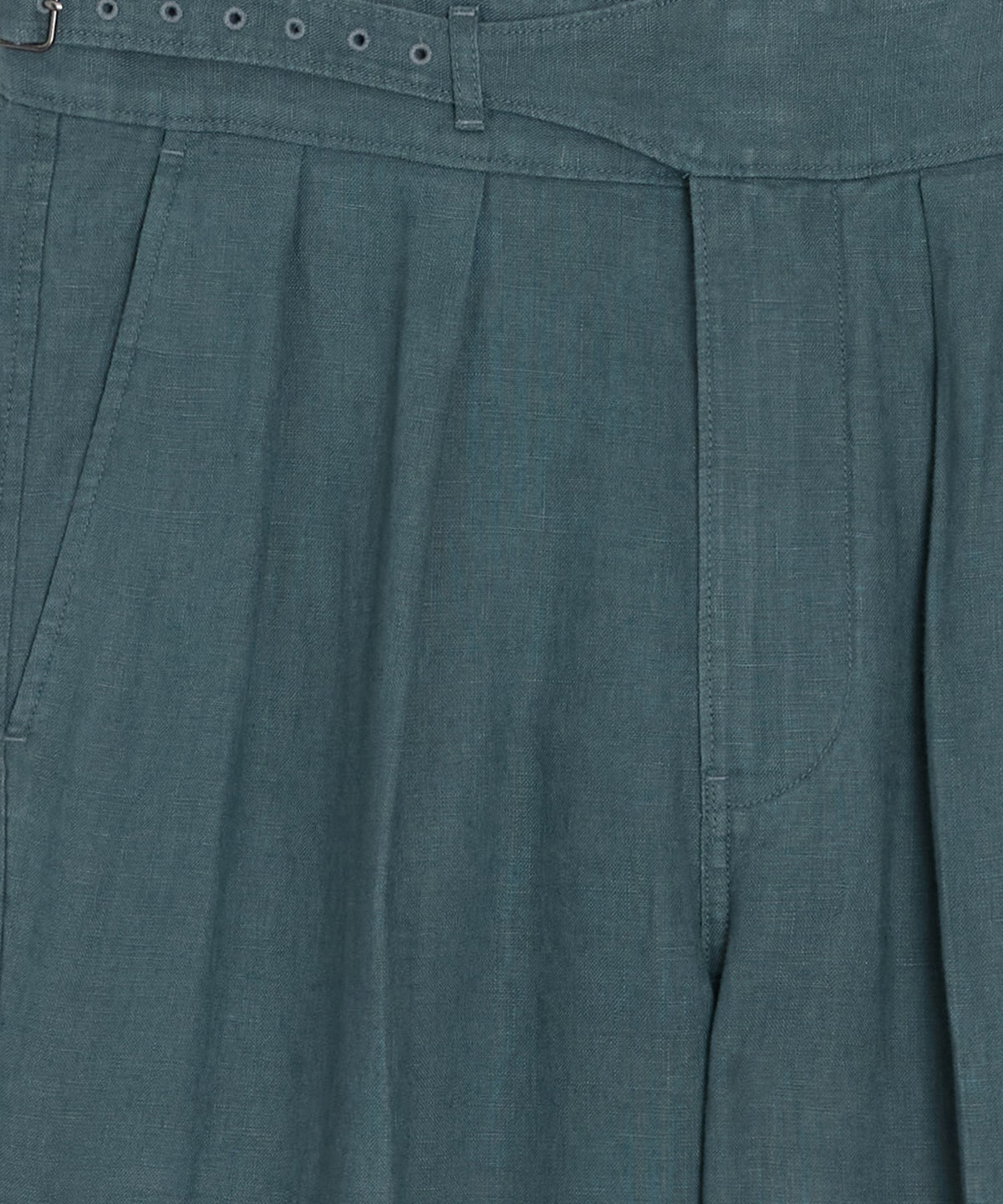 Linen Gurkha Trouser - Teal