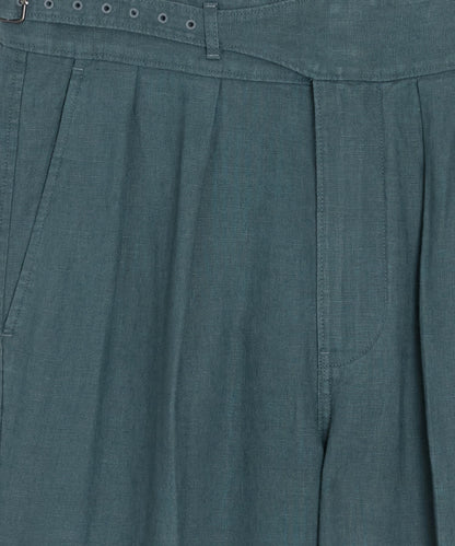 Linen Gurkha Trouser - Teal