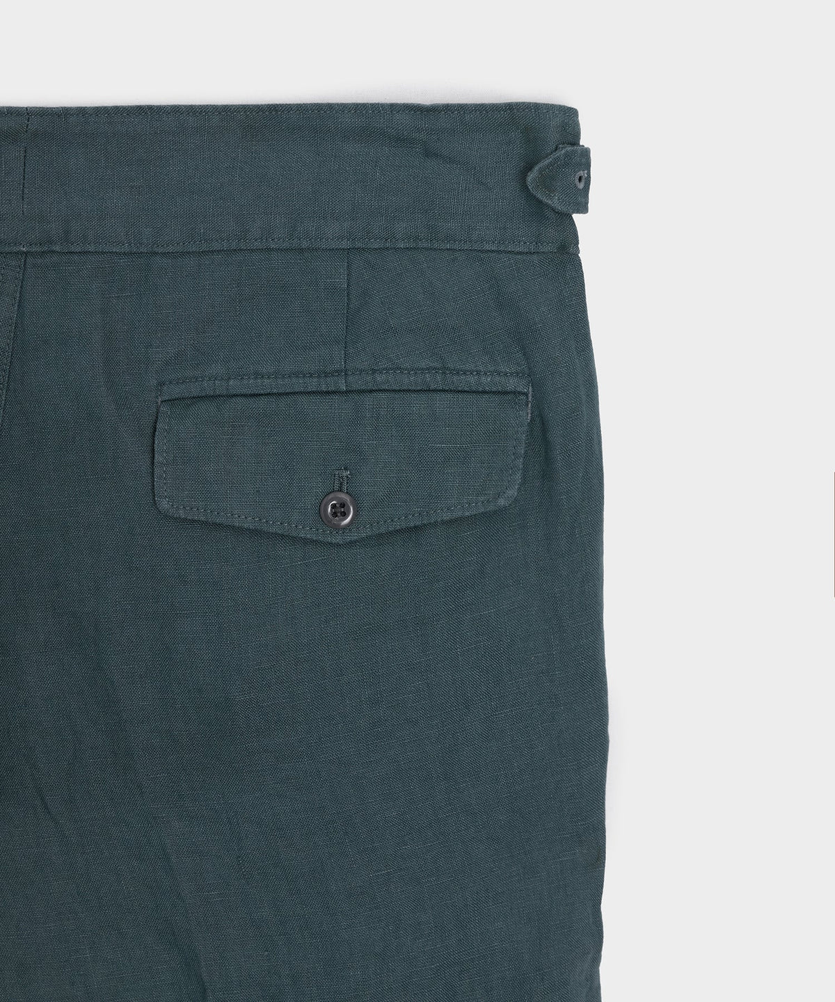 Linen Gurkha Trouser - Teal
