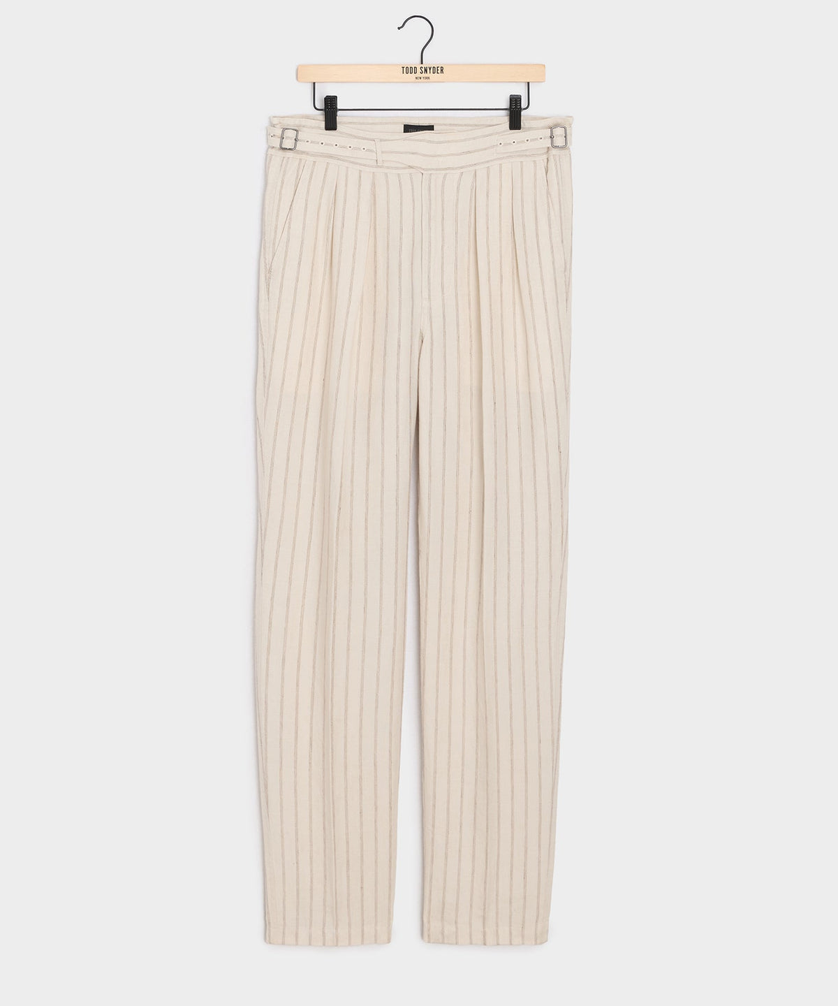 Linen Gurkha Trouser - Cream