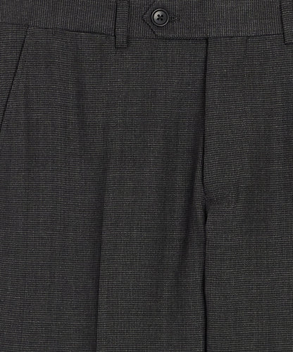 Italian Cotton-Linen Sutton Trouser - Charcoal