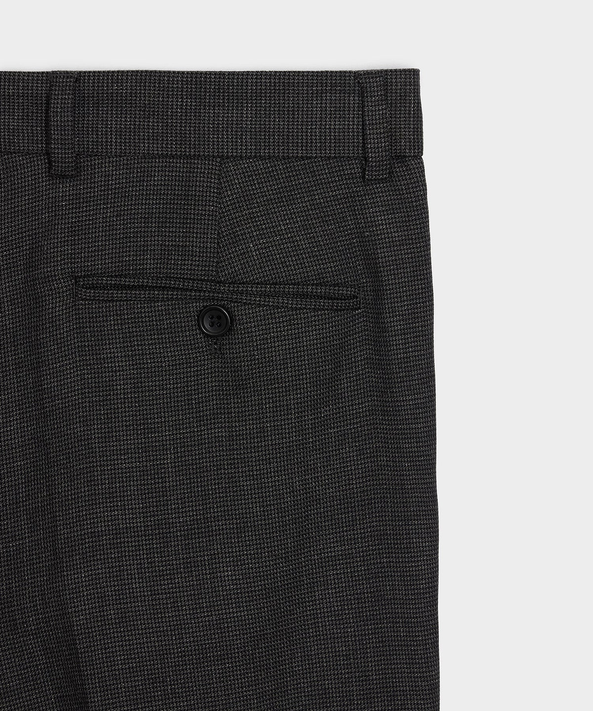 Italian Cotton-Linen Sutton Trouser - Charcoal