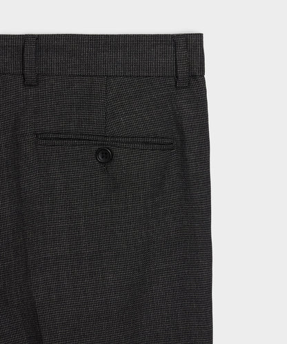 Italian Cotton-Linen Sutton Trouser - Charcoal