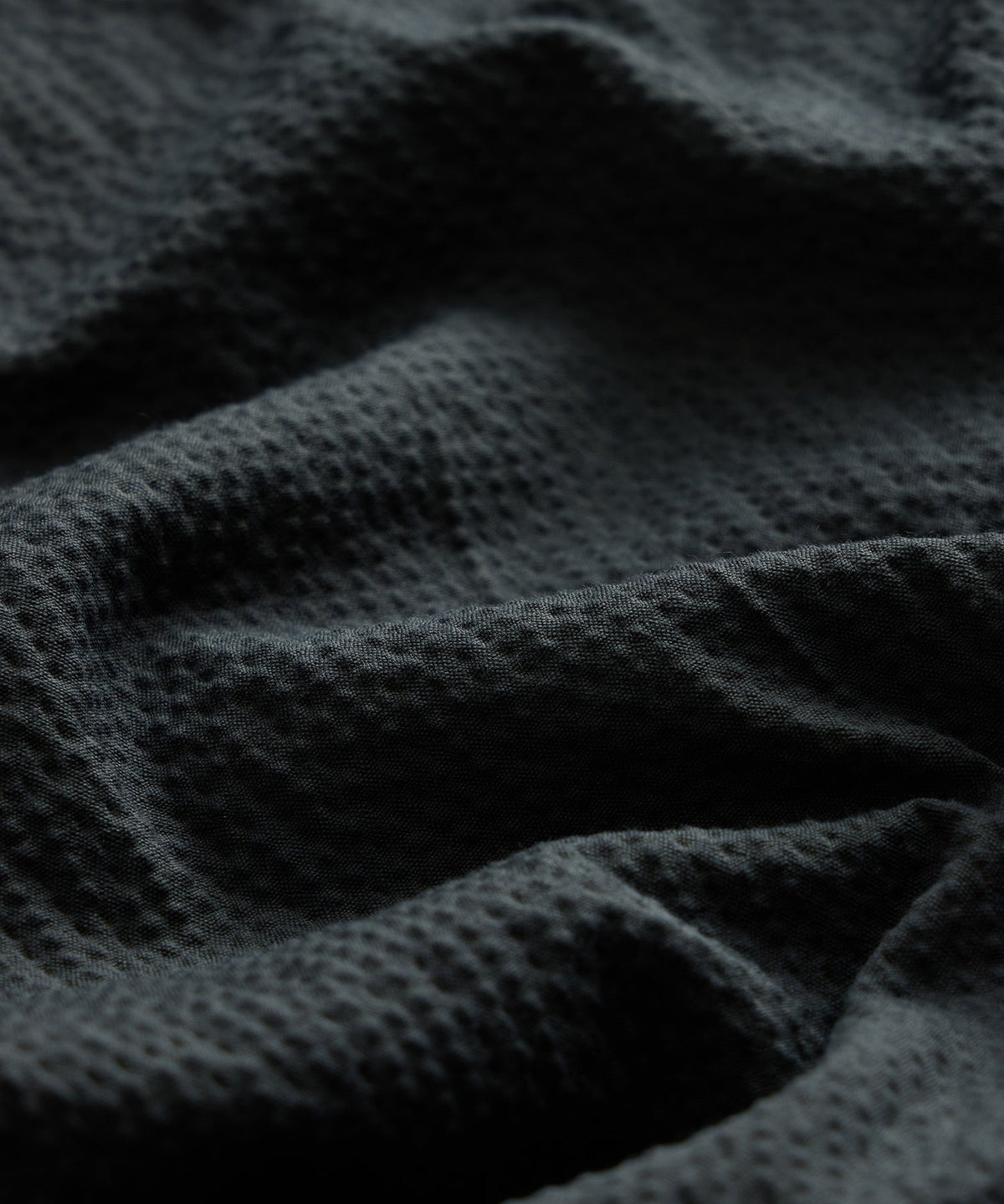 Italian Seersucker Sutton Trouser - Obsidian