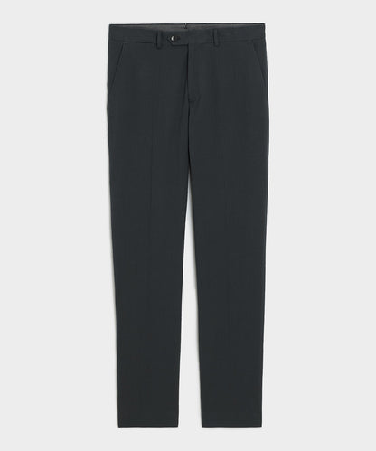 Italian Seersucker Sutton Trouser - Obsidian