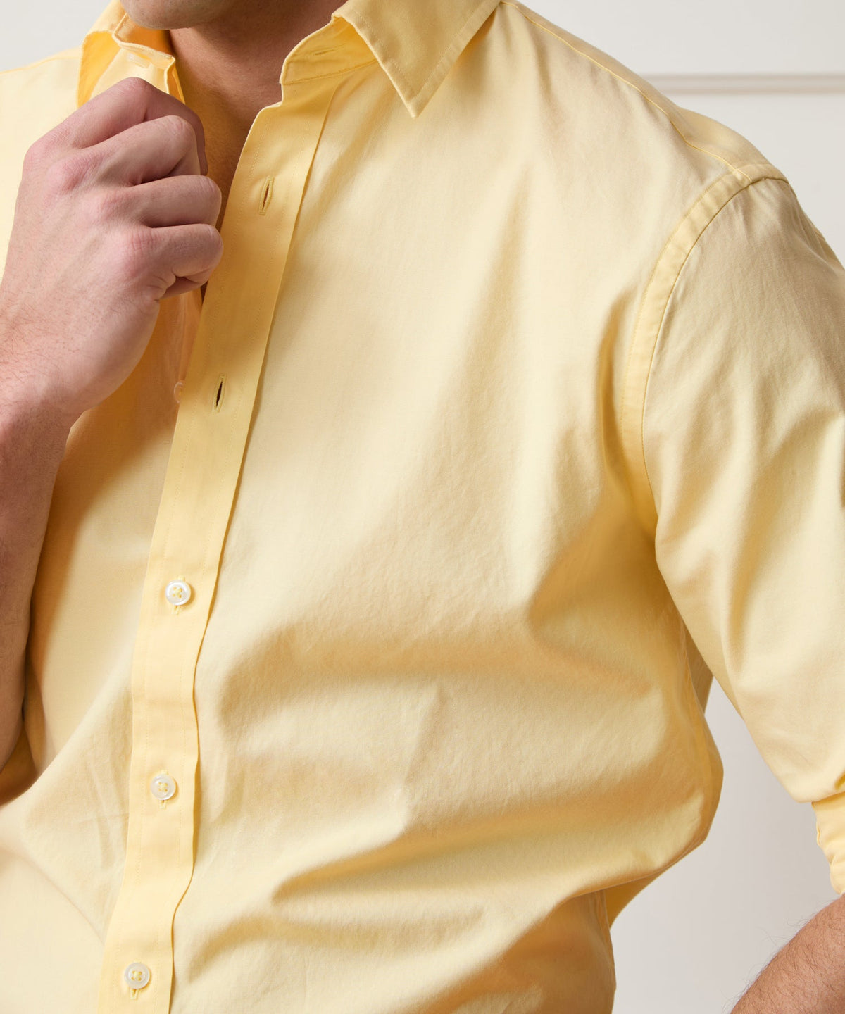 Pinpoint Oxford Sport Shirt - Yellow