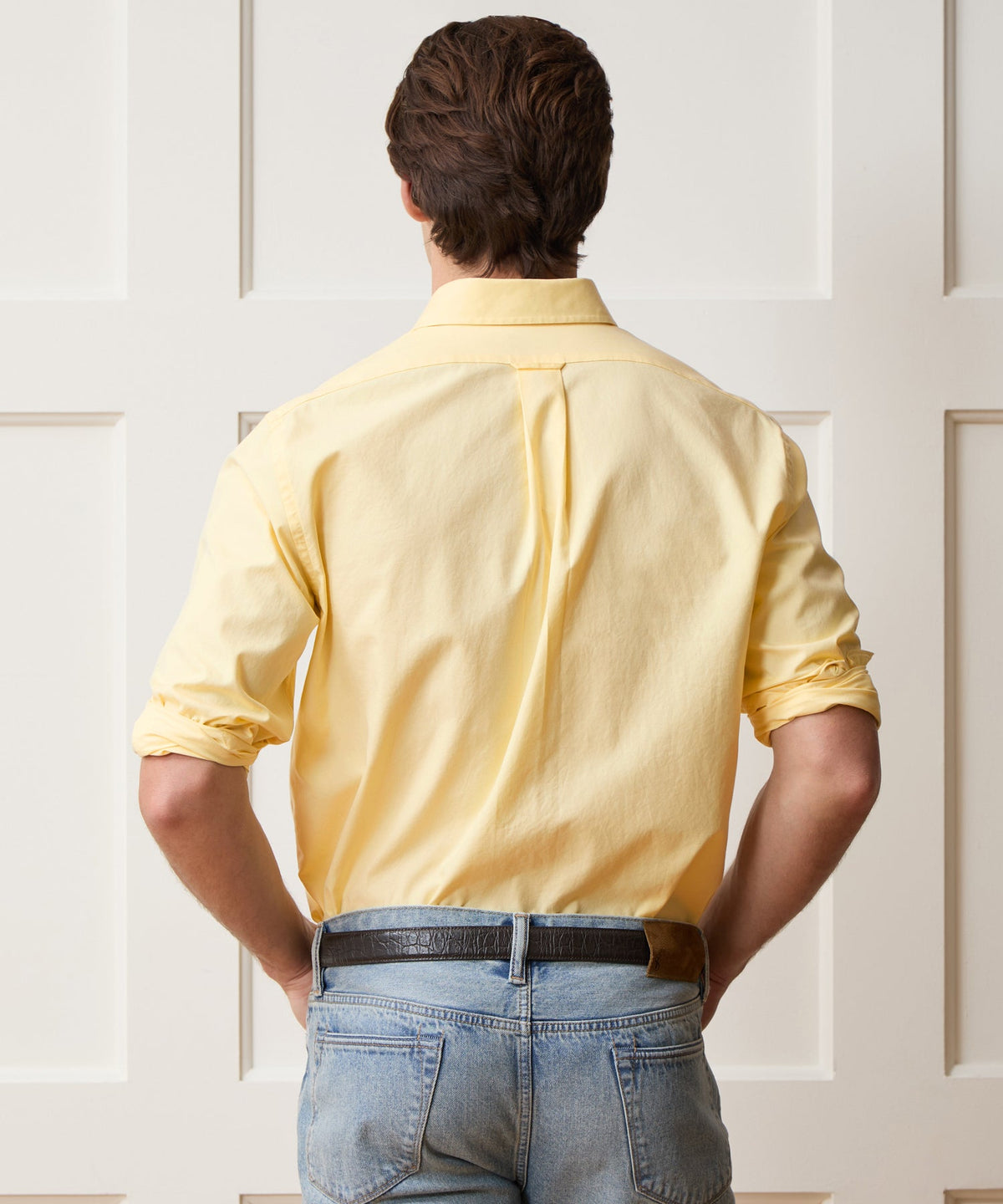 Pinpoint Oxford Sport Shirt - Yellow