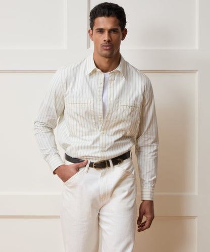 Poplin Utility Shirt - Ivory