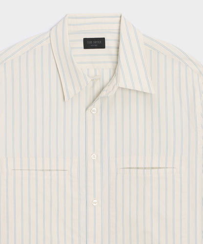 Poplin Utility Shirt - Ivory