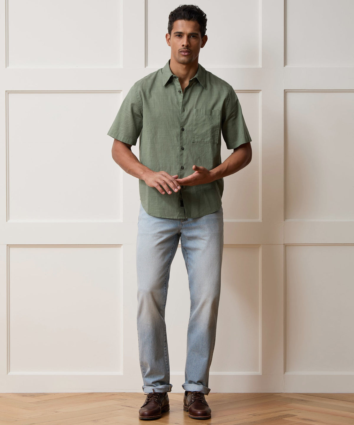 Easy Cut Summerweight Shirt - Dusty Fern