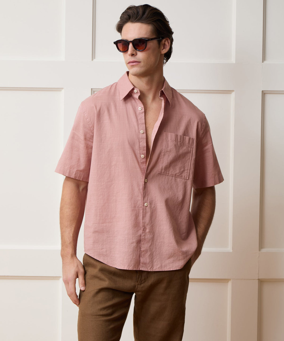 Easy Cut Summerweight Shirt - Fading Rose