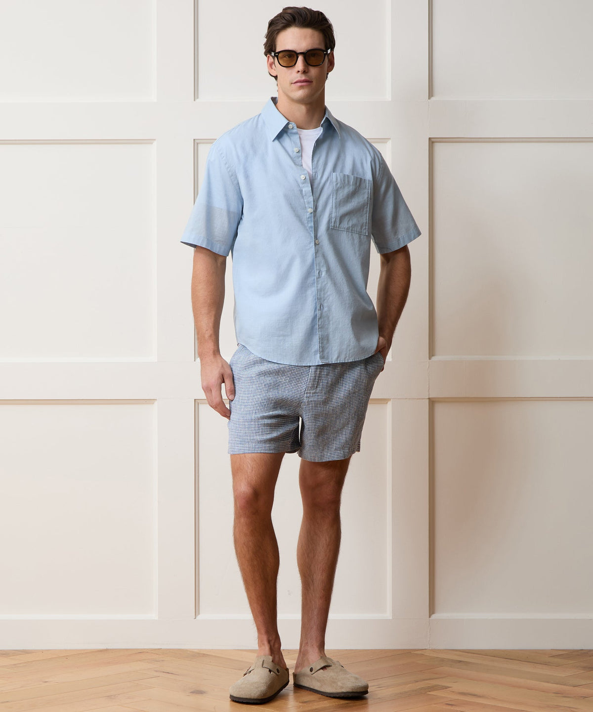 Easy Cut Summerweight Shirt - Sky Blue