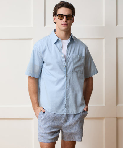 Easy Cut Summerweight Shirt - Sky Blue