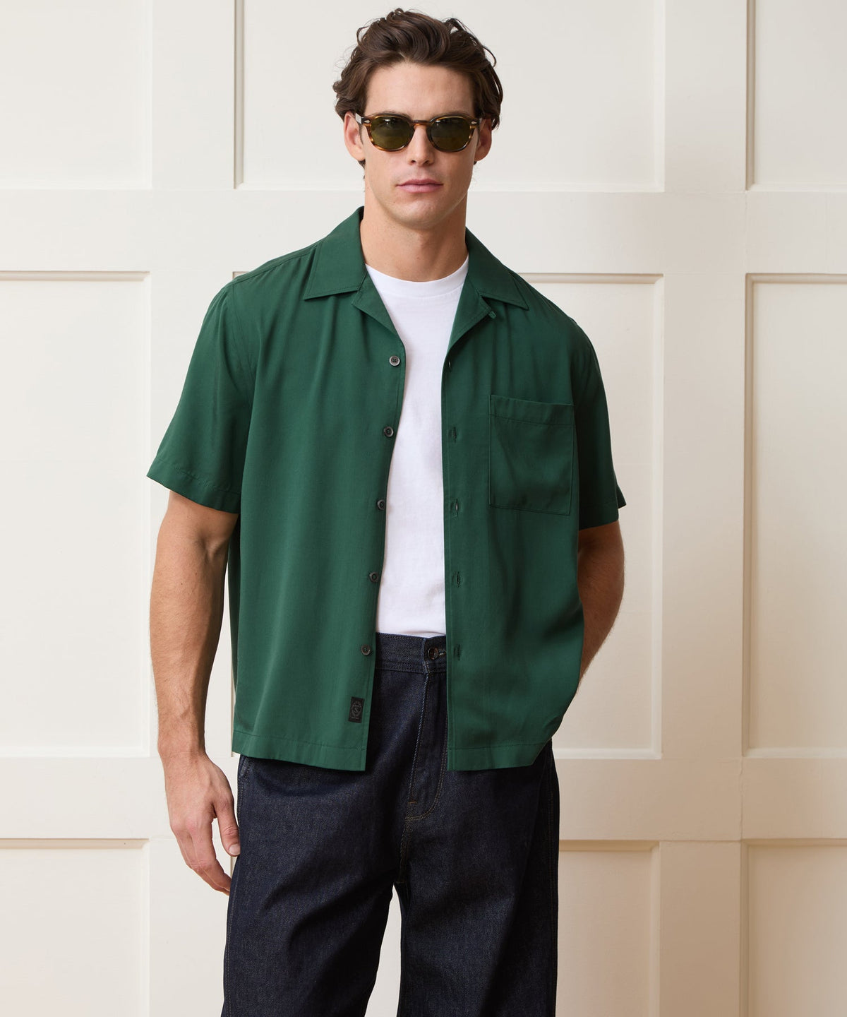 Capri Shirt - Collegiate Green