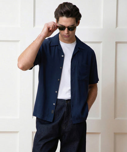 Capri Shirt - Navy