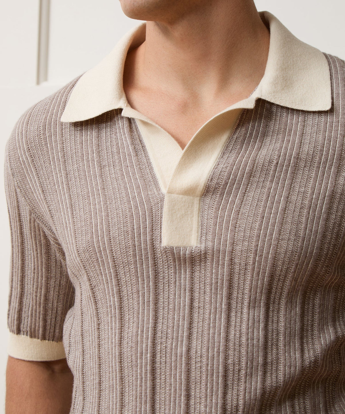 Casanova Sweater Polo - Bisque
