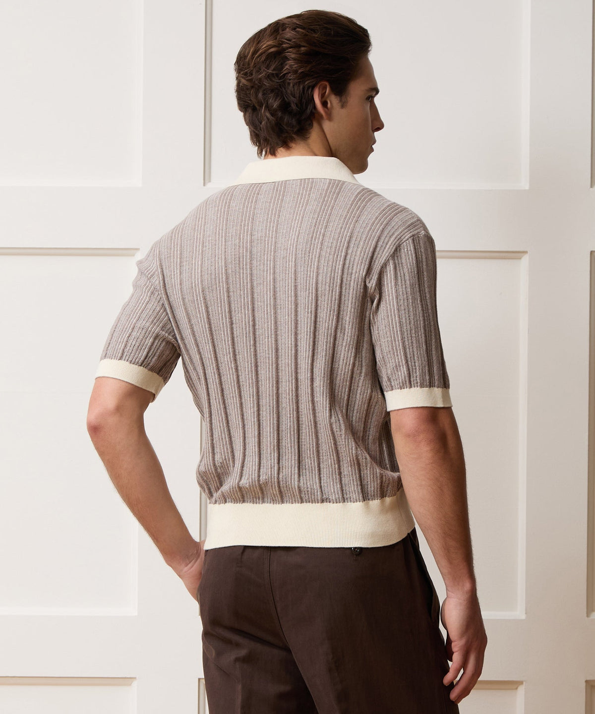 Casanova Sweater Polo - Bisque
