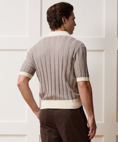 Casanova Sweater Polo - Bisque