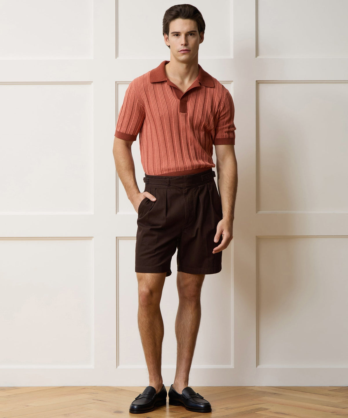 Casanova Sweater Polo - Coral