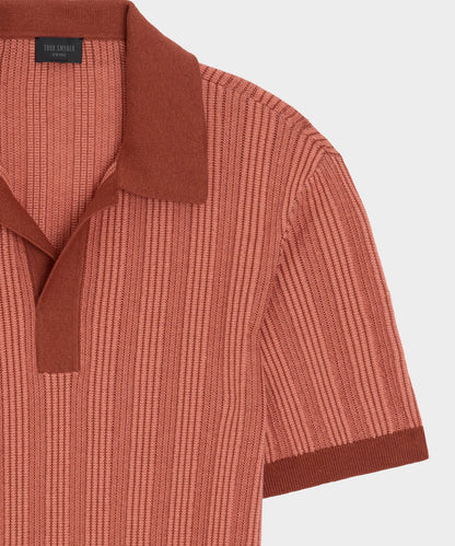 Casanova Sweater Polo - Coral