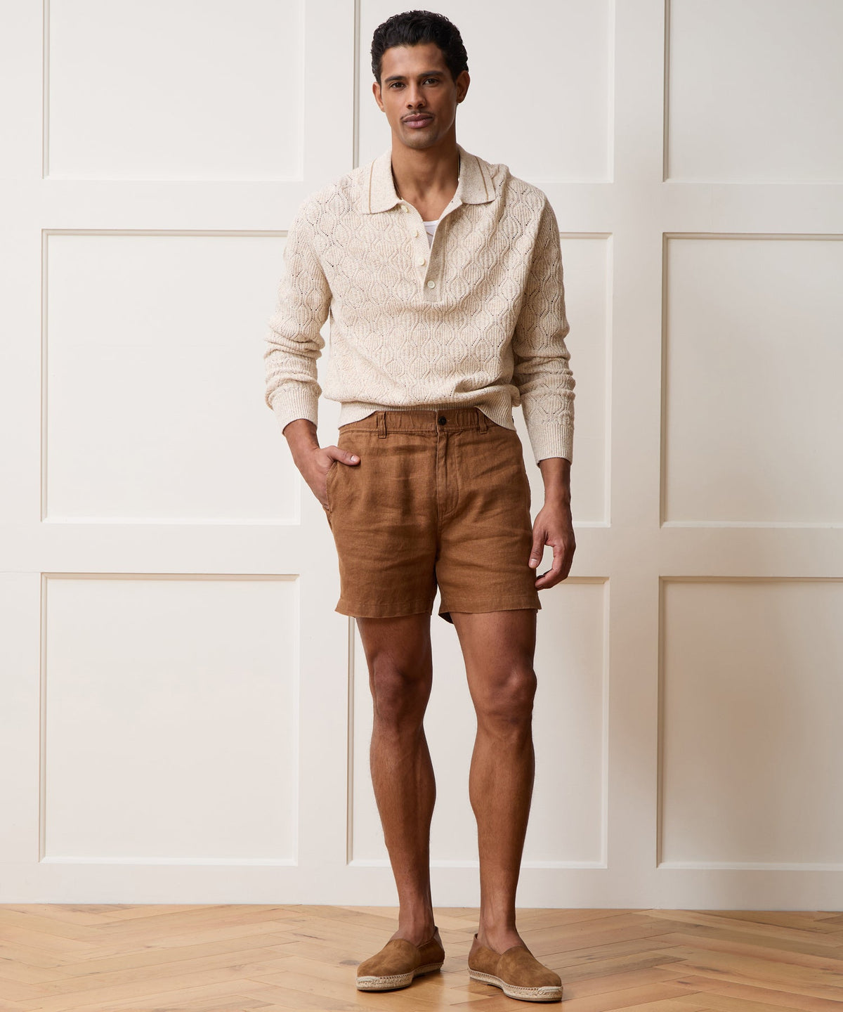 Northridge Sweater Polo - Bisque