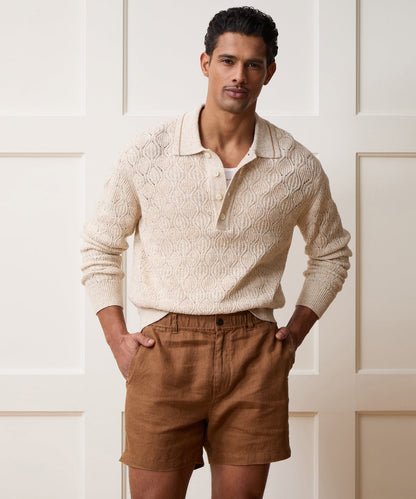 Northridge Sweater Polo - Bisque