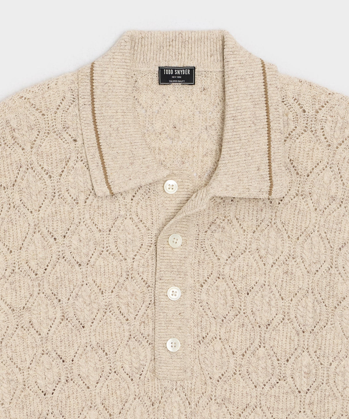 Northridge Sweater Polo - Bisque