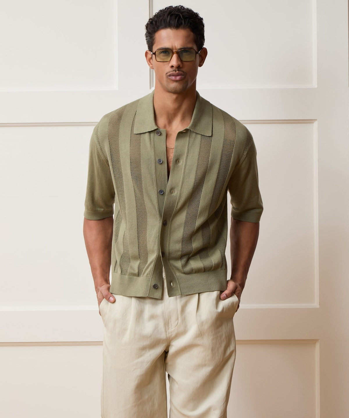 Miles Sweater Polo - Oakmoss