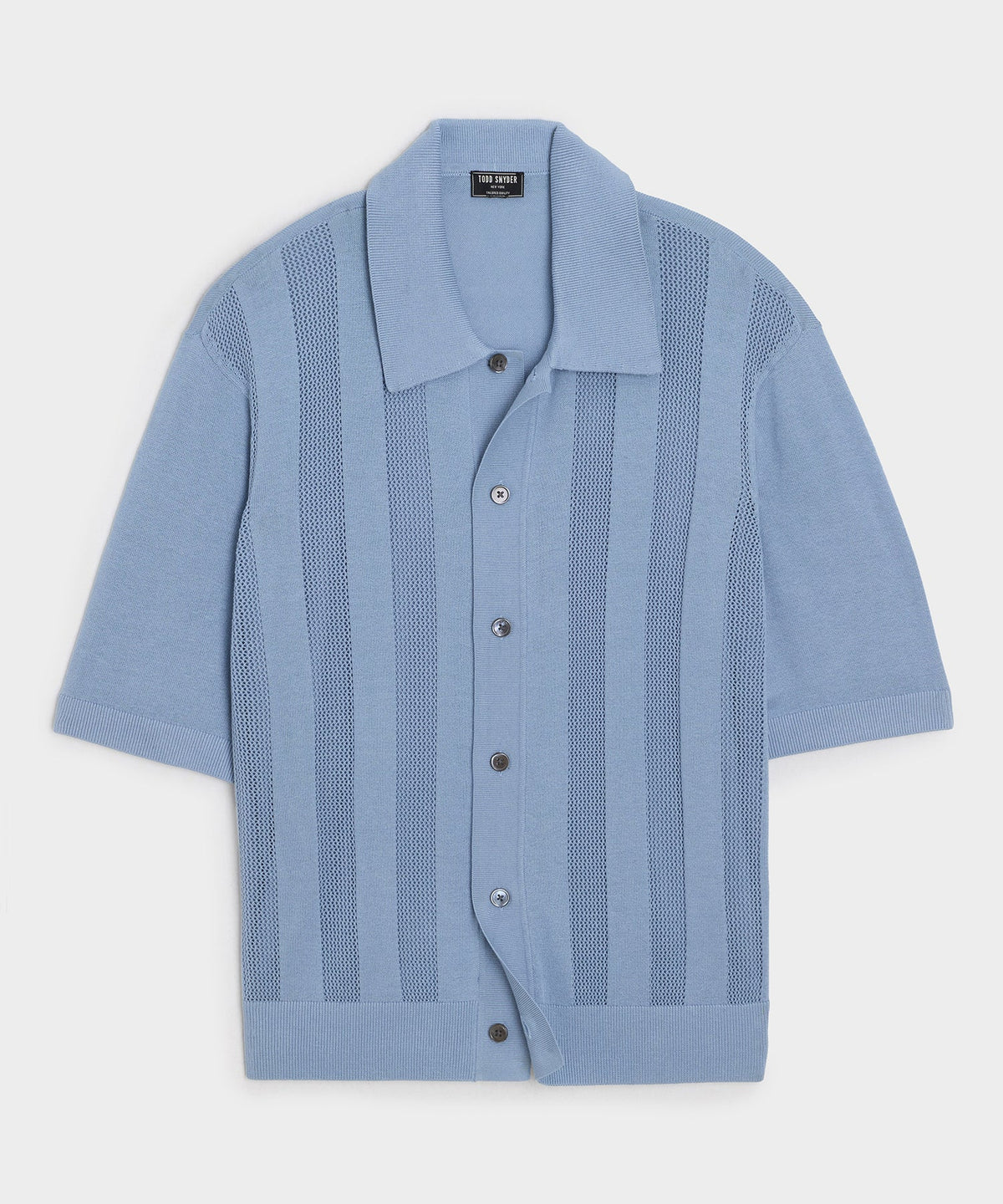 Miles Sweater Polo - Steel Blue