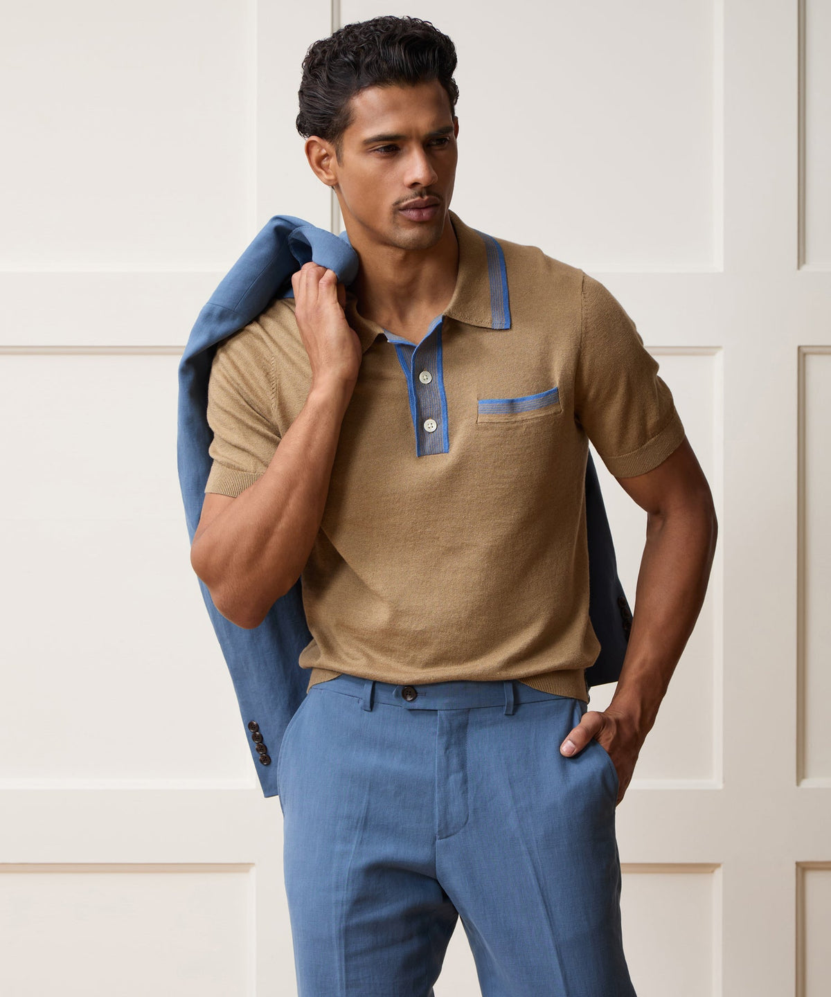 Mojave Sweater Polo - Baja Dunes
