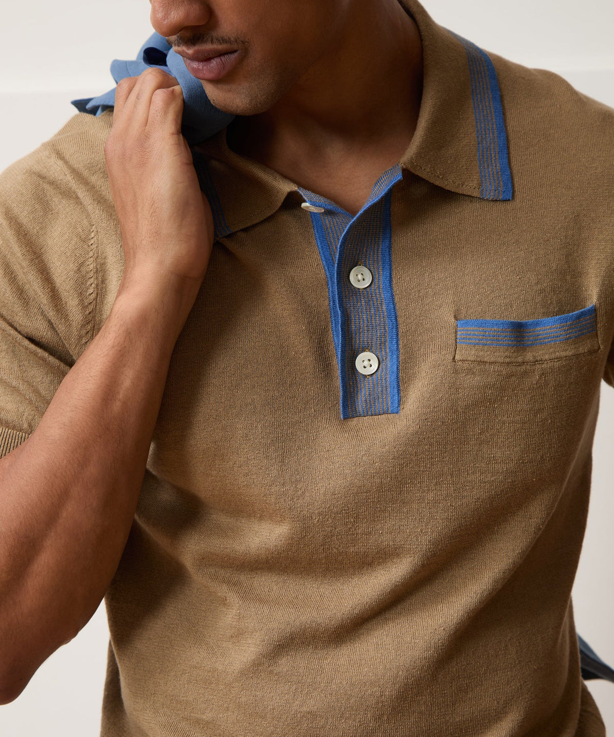 Mojave Sweater Polo - Baja Dunes