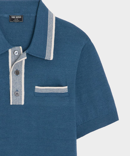 Mojave Sweater Polo - Forest Shade