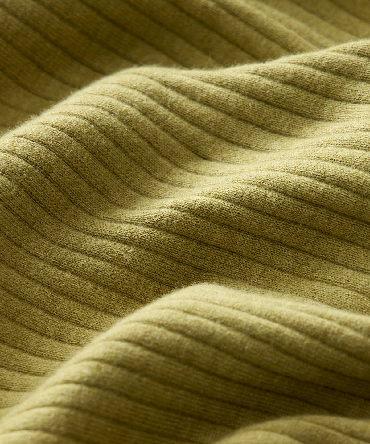 Cotton-Cashmere Sweater Polo - Green Leaf