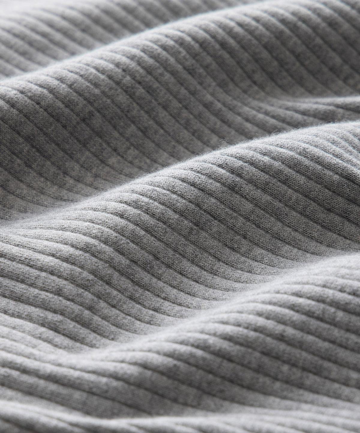 Cotton-Cashmere Sweater Polo - Heather Grey