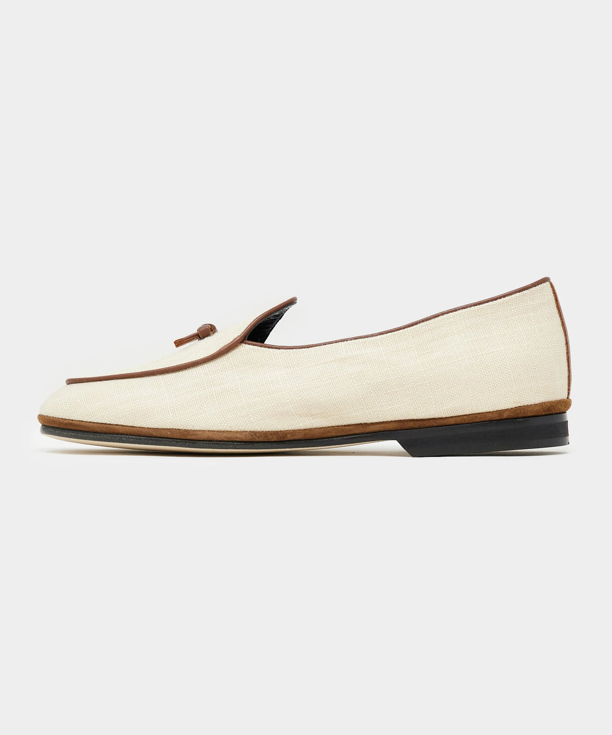 Todd Snyder x Rubinacci Linen Marphy Loafer - Beige