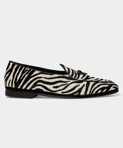 Rubinacci Marphy Bow Loafer - Black Mix