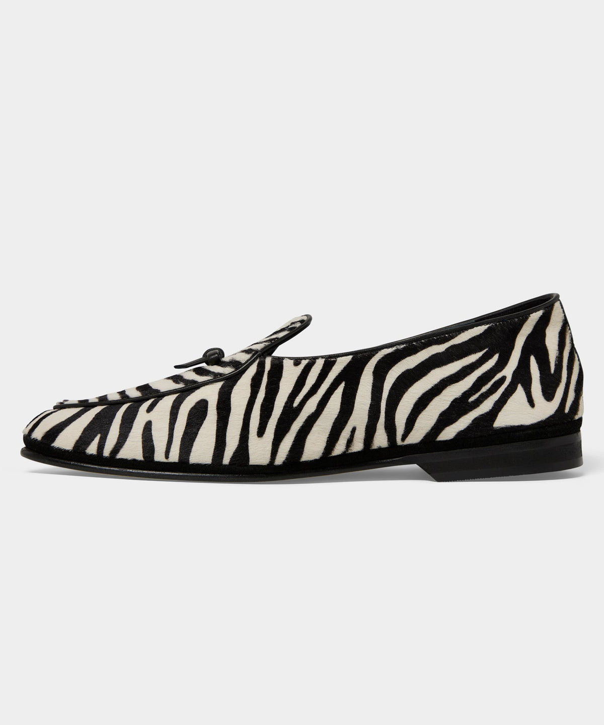 Rubinacci Marphy Bow Loafer - Black Mix