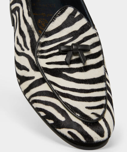 Rubinacci Marphy Bow Loafer - Black Mix