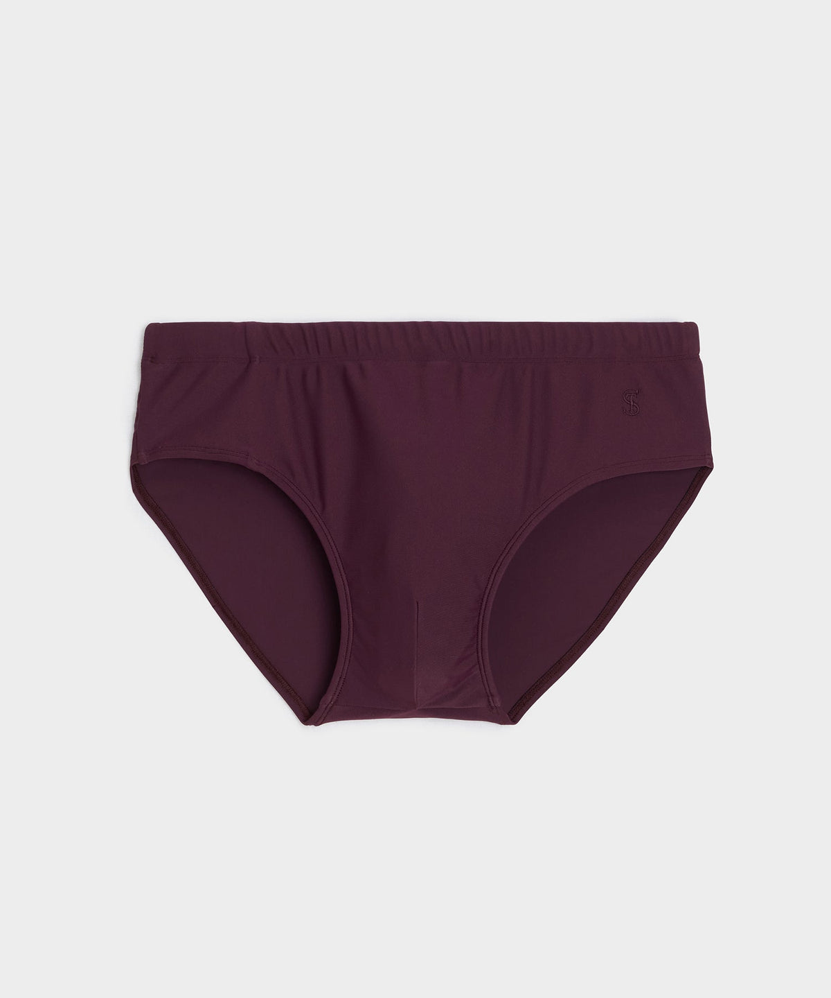 Mykonos Swim Brief - Merlot