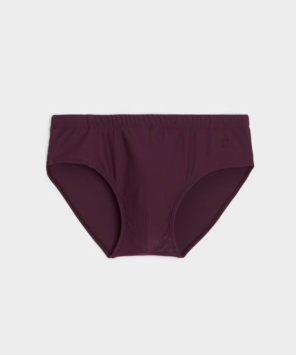 Mykonos Swim Brief - Merlot
