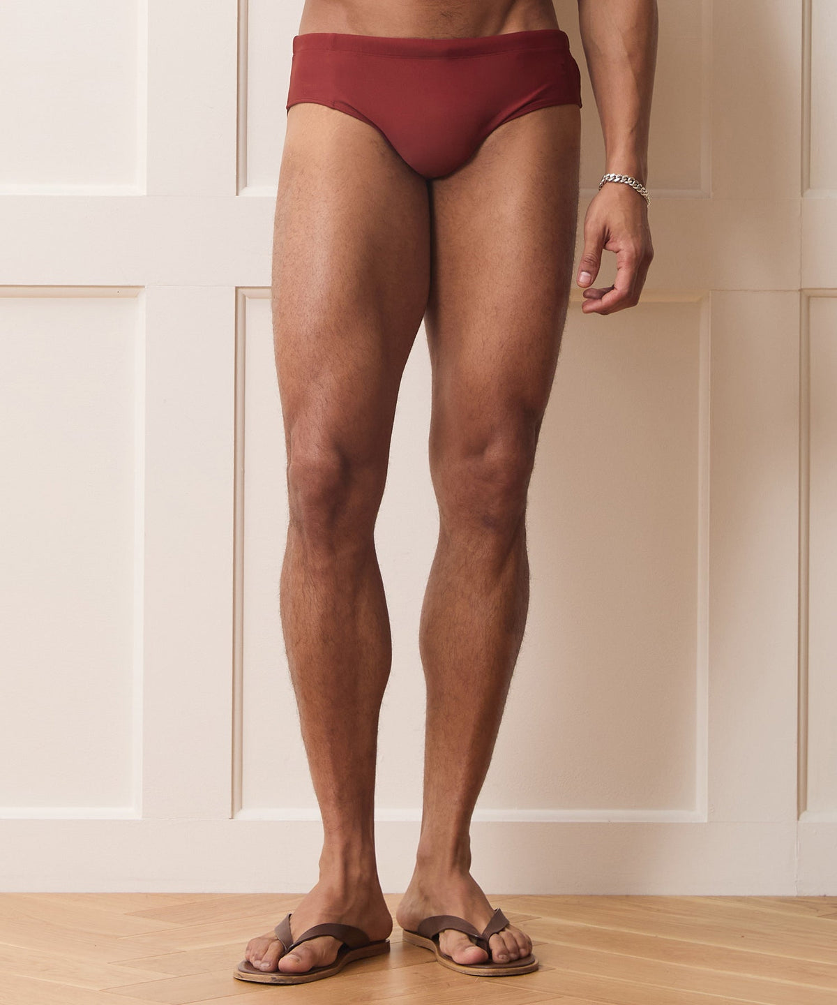 Mykonos Swim Brief - Red