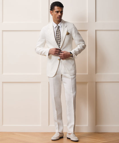 Italian Linen Sutton Jacket - White