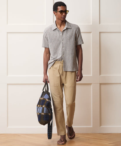 Knit Seersucker Pant - Beach Walk