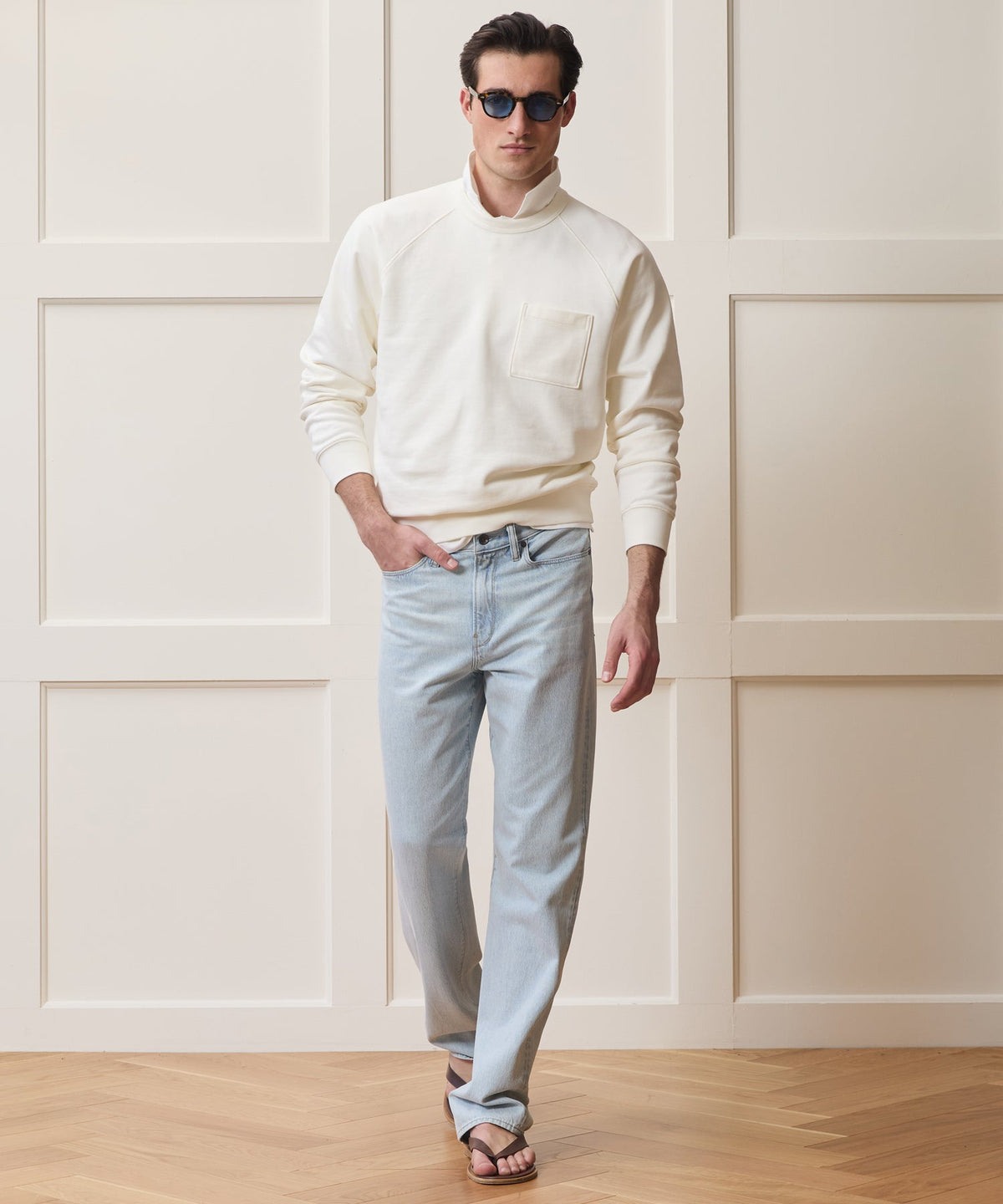 Foundation Pocket Sweatshirt - Bisque