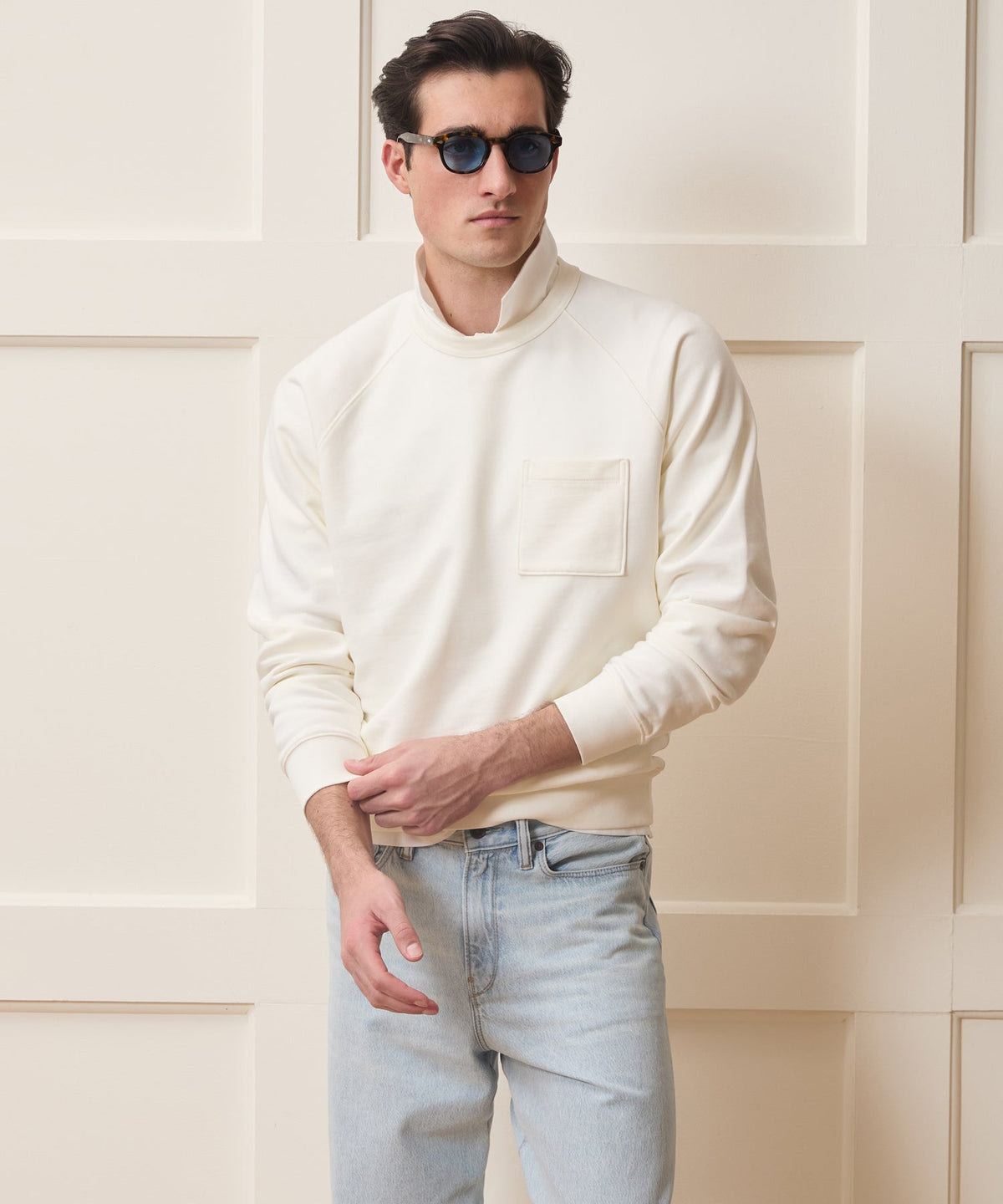 Foundation Pocket Sweatshirt - Bisque