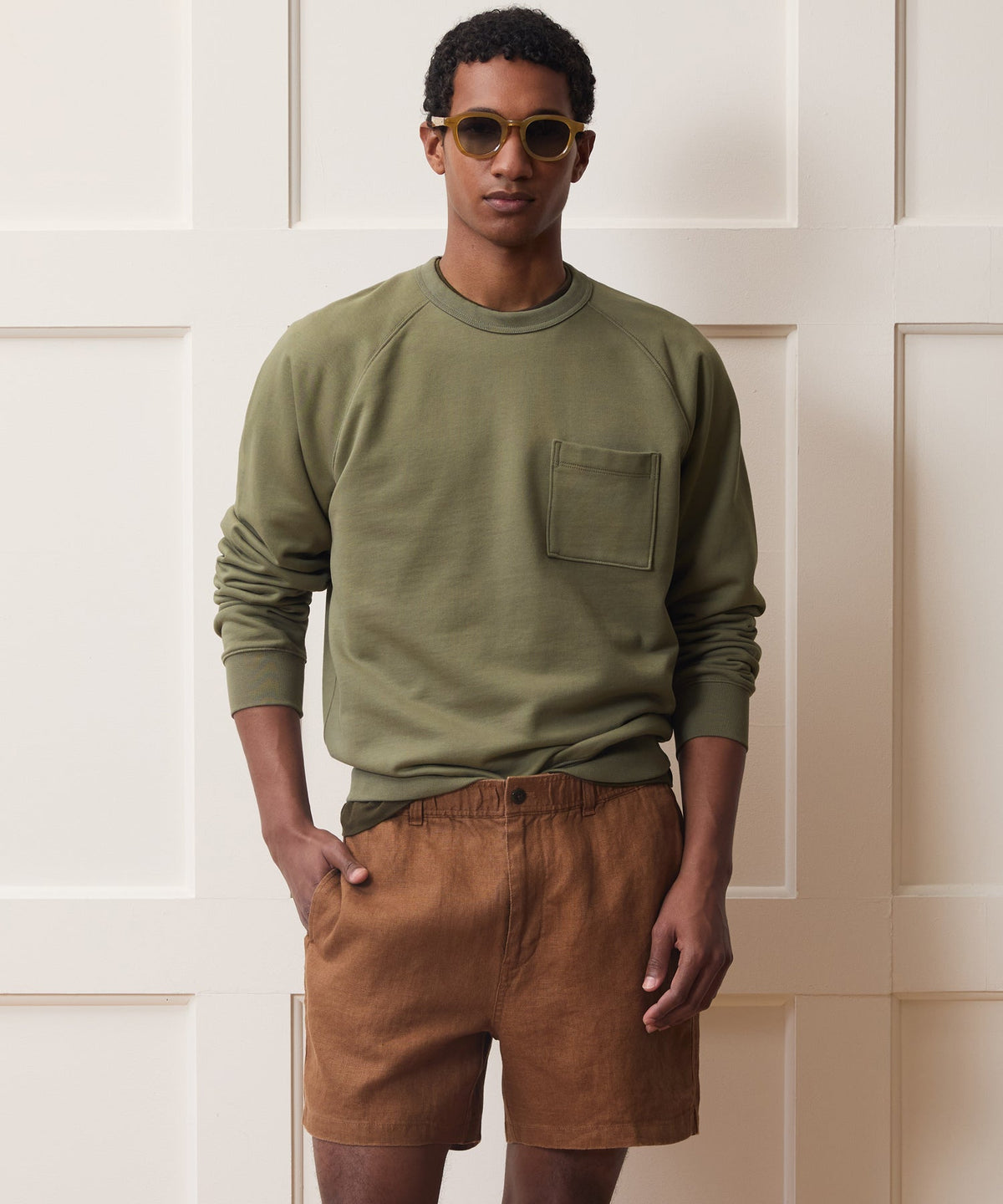 Foundation Pocket Sweatshirt - Fogstone