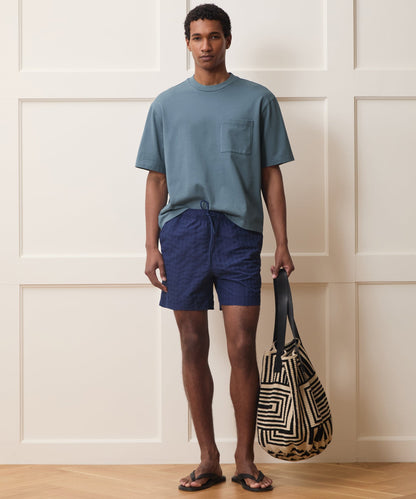 Boxy Jersey Tee - Blue Ridge