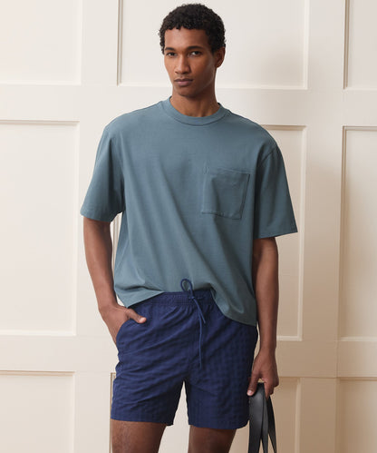 Boxy Jersey Tee - Blue Ridge